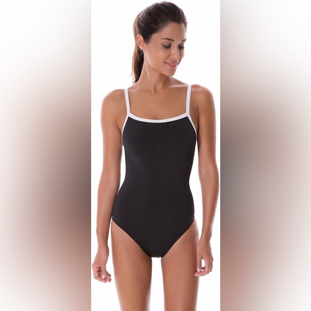 Black One-Piece Swimsuit